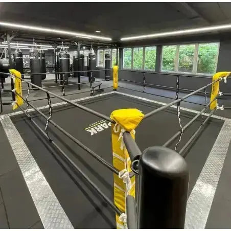Ecofix bodenmontierter Boxring mit Aluminiumrahmen – Professioneller Ring für Fitnessstudios Sportcom