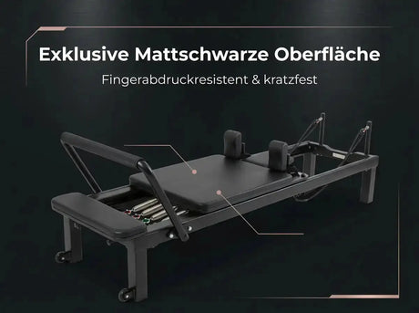 Elina Nubium Black Edition Reformer – Premium Pilates Elina Pilates Strength Training Equipment