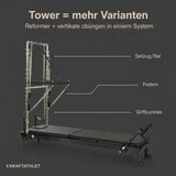 Elina Nubium Black Edition Tower – Premium Pilates Reformer Elina Pilates Pilates Reformer