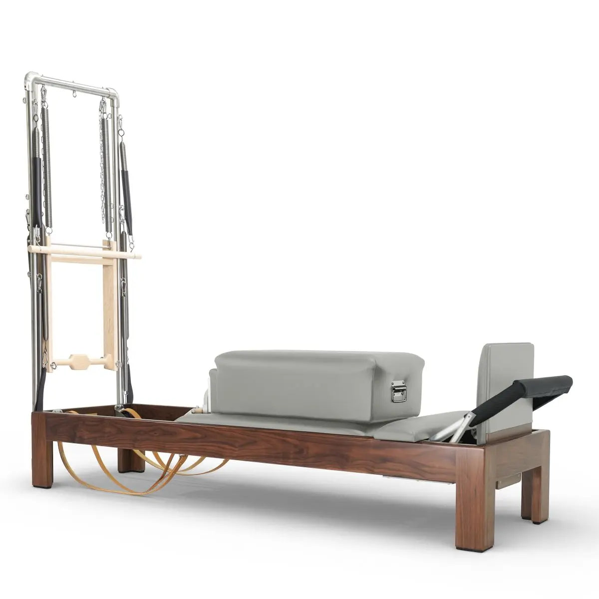 Elina Pilates Classic Reformer Dunkelholz 86" mit Tower Elina Pilates Pilates Reformer