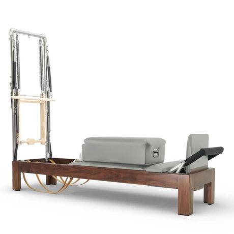 Elina Pilates Classic Reformer Dunkelholz 86" mit Tower Elina Pilates Pilates Reformer