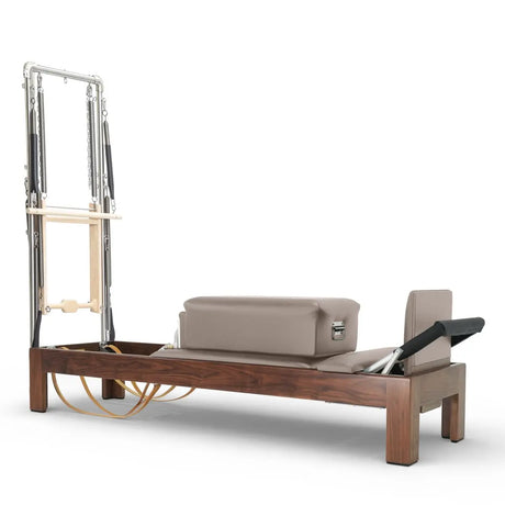 Elina Pilates Classic Reformer Dunkelholz 86" mit Tower Elina Pilates Pilates Reformer