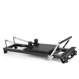 Elina Pilates HL2 Reformer aus eloxiertem Aluminium, Schrägansicht
