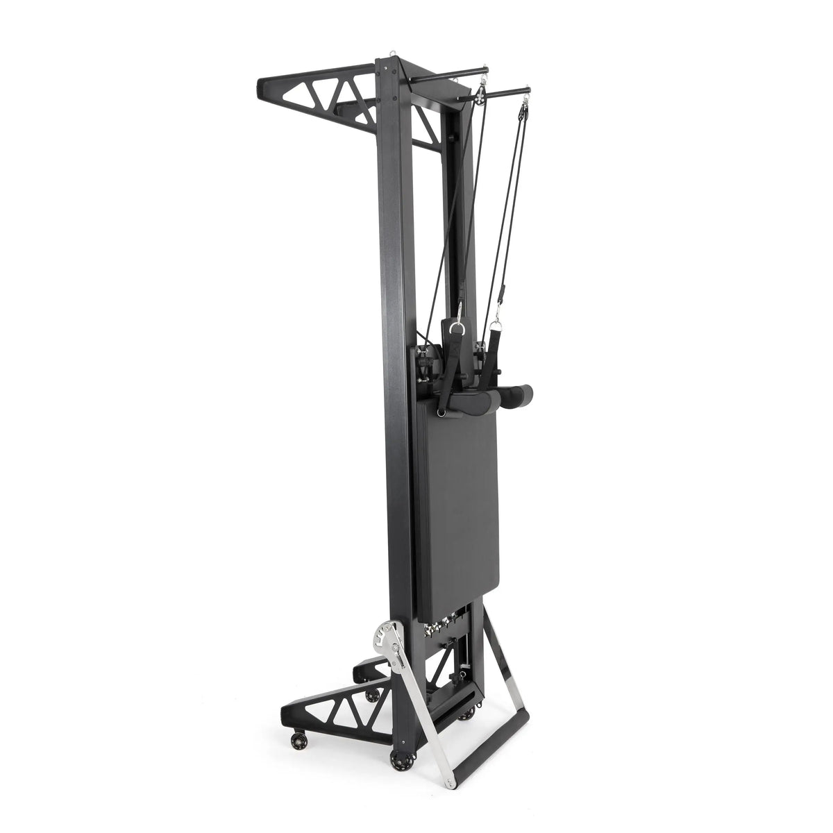 Elina Pilates HL4 Reformer aus eloxiertem Aluminium, Seitenansicht