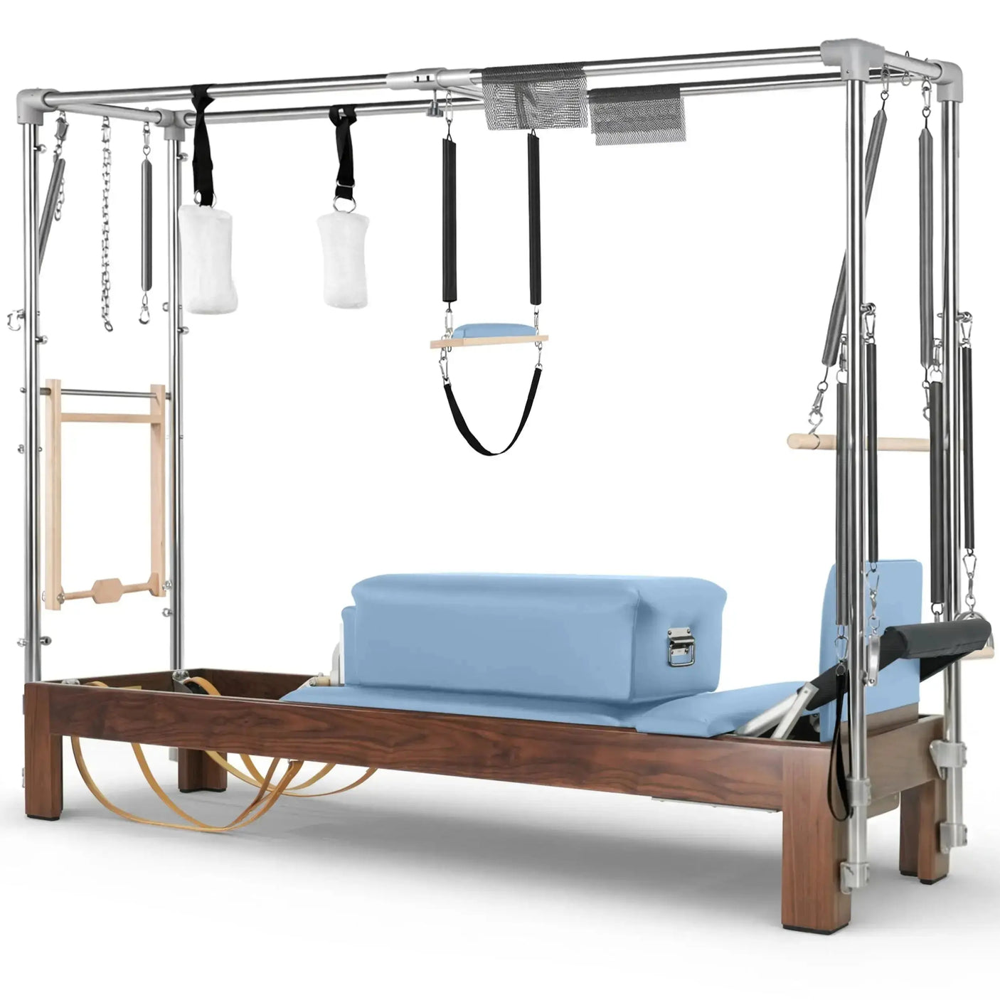 Elina Pilates Reformer Cadillac Klassisch Dunkles Holz – Ansicht 13