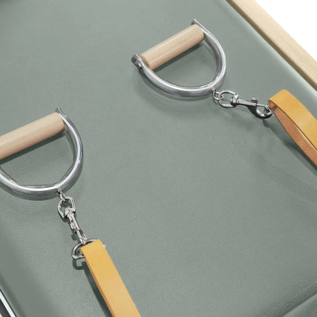 Elina Pilates Reformer Cadillac Klassisch Naturholz – Nahaufnahme