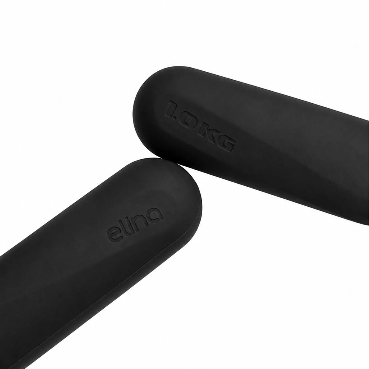 Elina Pilates Silikon-Hantel 1 kg in Schwarz