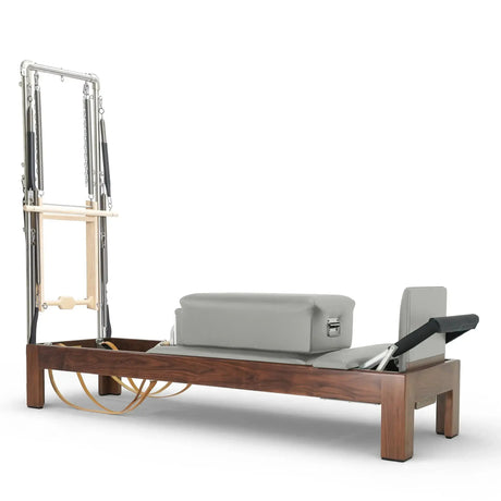Elina Pilates Reformer Klassisch Dunkles Holz mit Tower – Ansicht 15