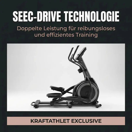 Elliptisches Profi-Fahrrad CT1100 By Shua Pro Series Titanium Strength Máquinas de cardio