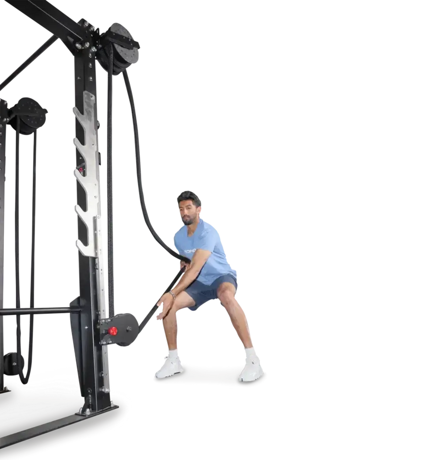 Fitness Rig für Seiltraining
