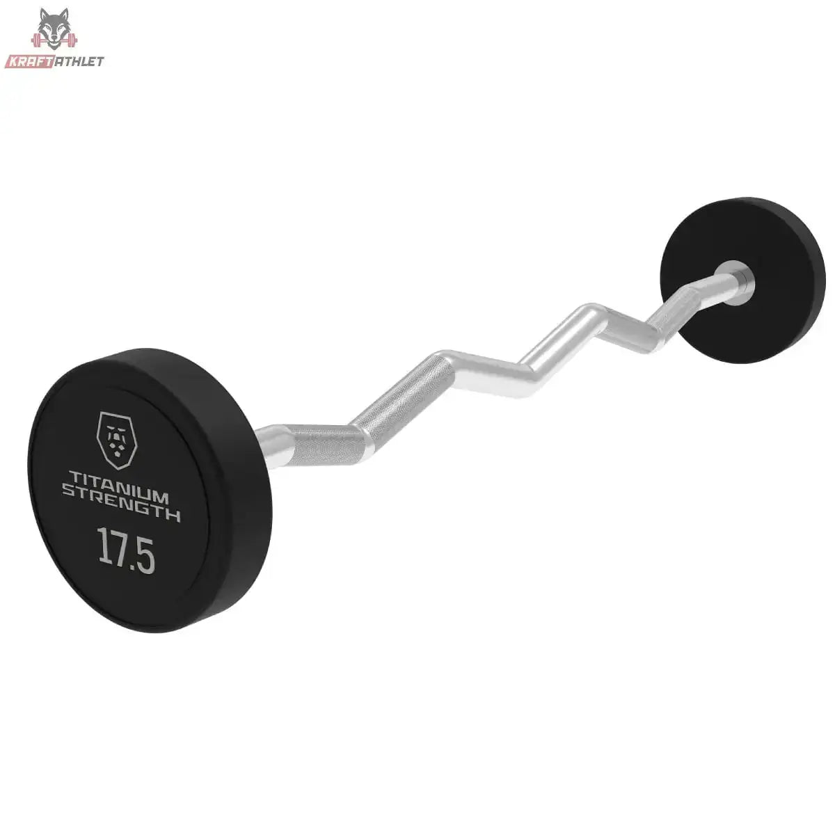 Fixed EZ Curl Barbell Titanium Strength