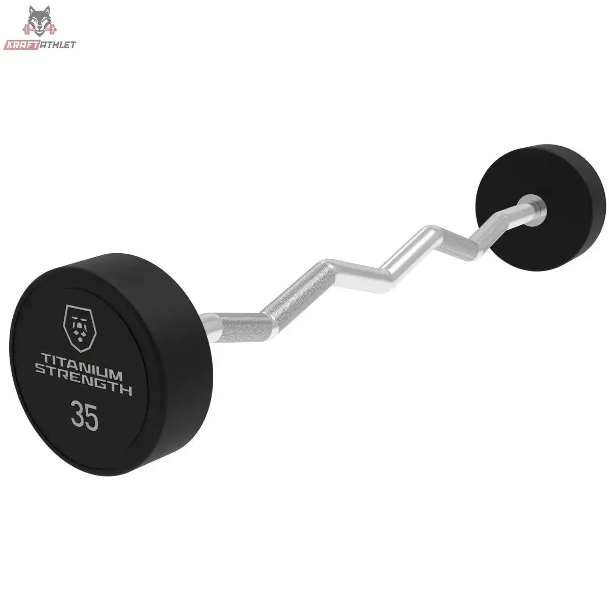 Fixed EZ Curl Barbell Titanium Strength