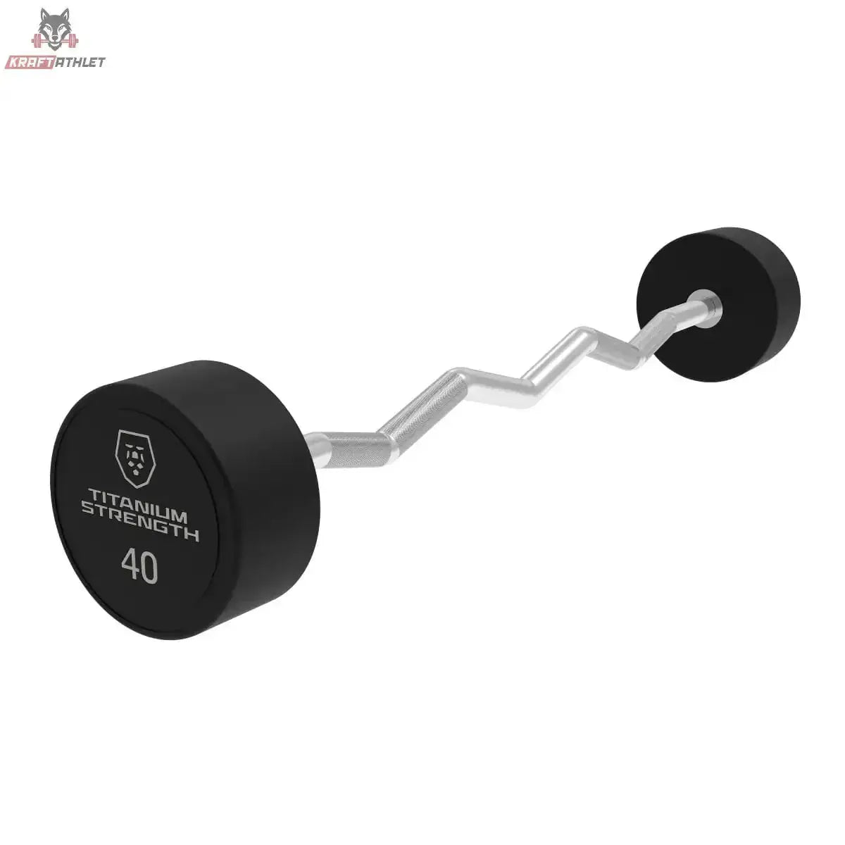 Fixed EZ Curl Barbell Titanium Strength