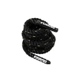 Force USA 15m Battle Rope – robust training rope with rubber caps for intensive full-body training.
