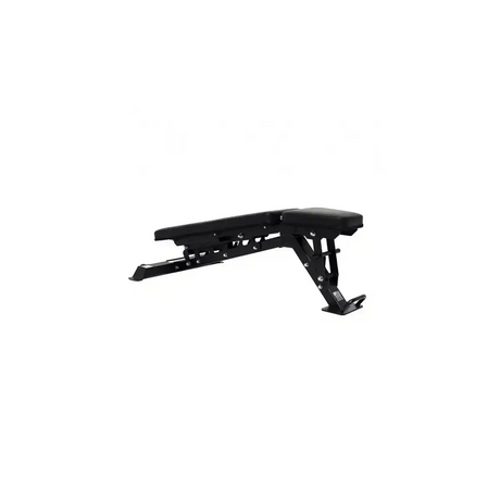 Force USA Adjustable Commercial Bench with durable steel frame and adjustable backrest.
