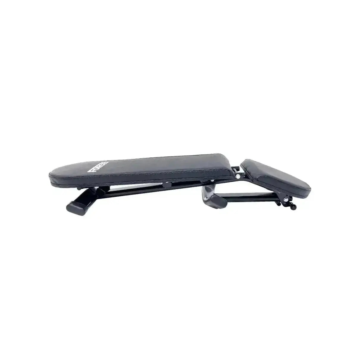 Force USA Adjustable and Foldable FID Bench with sturdy steel frame and high-density foam padding.
