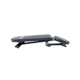 Force USA Adjustable and Foldable FID Bench with sturdy steel frame and high-density foam padding.
