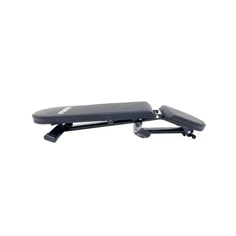 Force USA Adjustable and Foldable FID Bench with sturdy steel frame and high-density foam padding.
