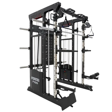 Force USA F100 V2 Functional Trainer showcasing dual weight stacks and versatile attachments