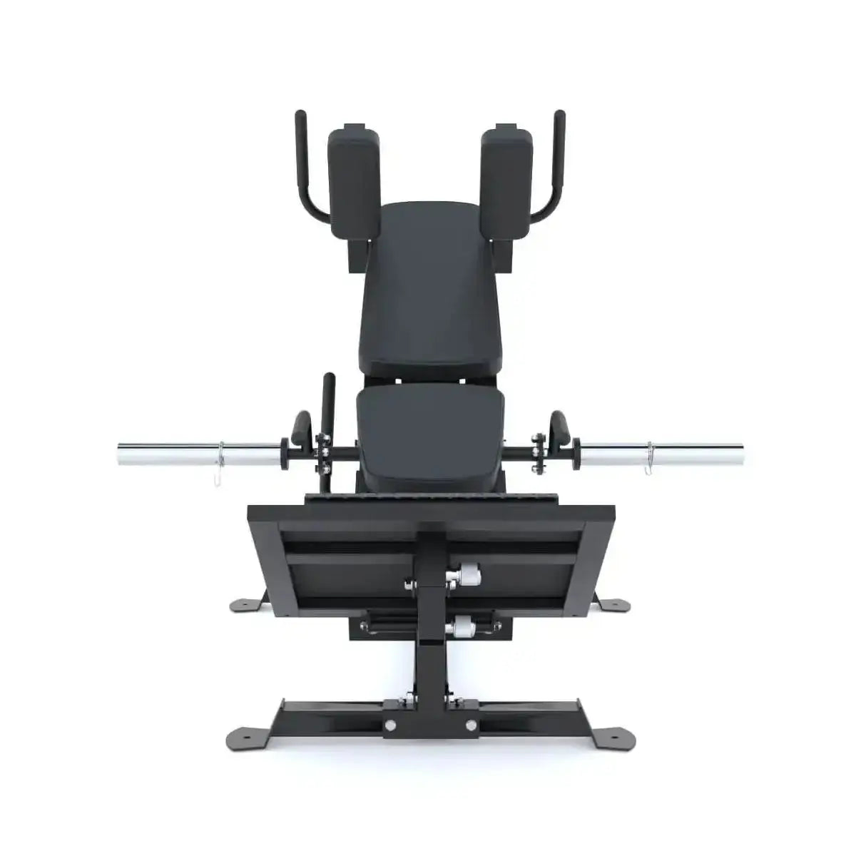 Force USA Compact Leg Press & Hack Squat V3 with adjustable footplate and ergonomic shoulder pads.
