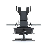 Force USA Compact Leg Press & Hack Squat V3 with adjustable footplate and ergonomic shoulder pads.
