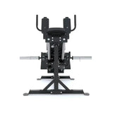 Force USA Compact Leg Press & Hack Squat V3 with adjustable footplate and ergonomic shoulder pads.
