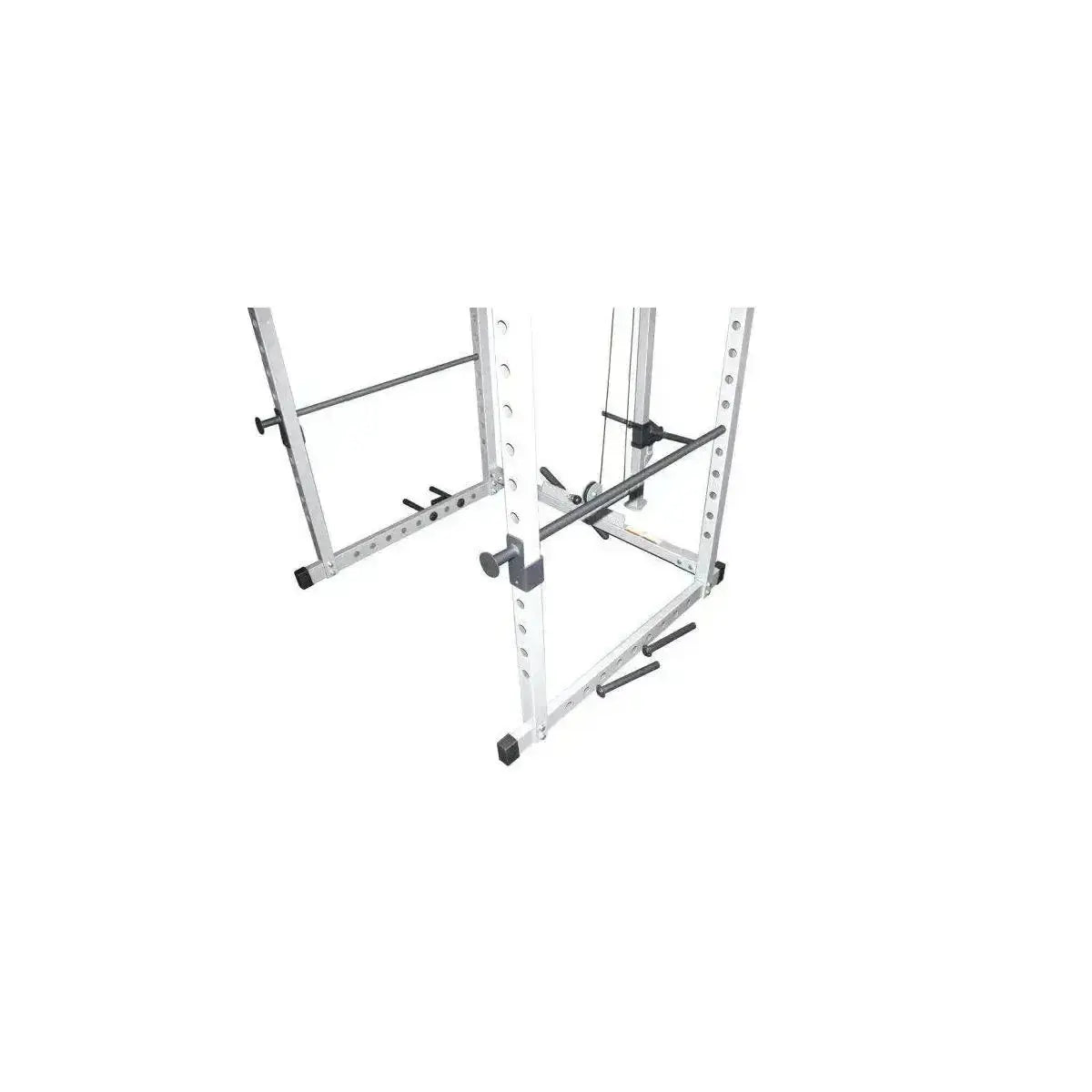 Force USA Home Power Rack Combo with removable lat pulldown bar and sturdy steel frame.
