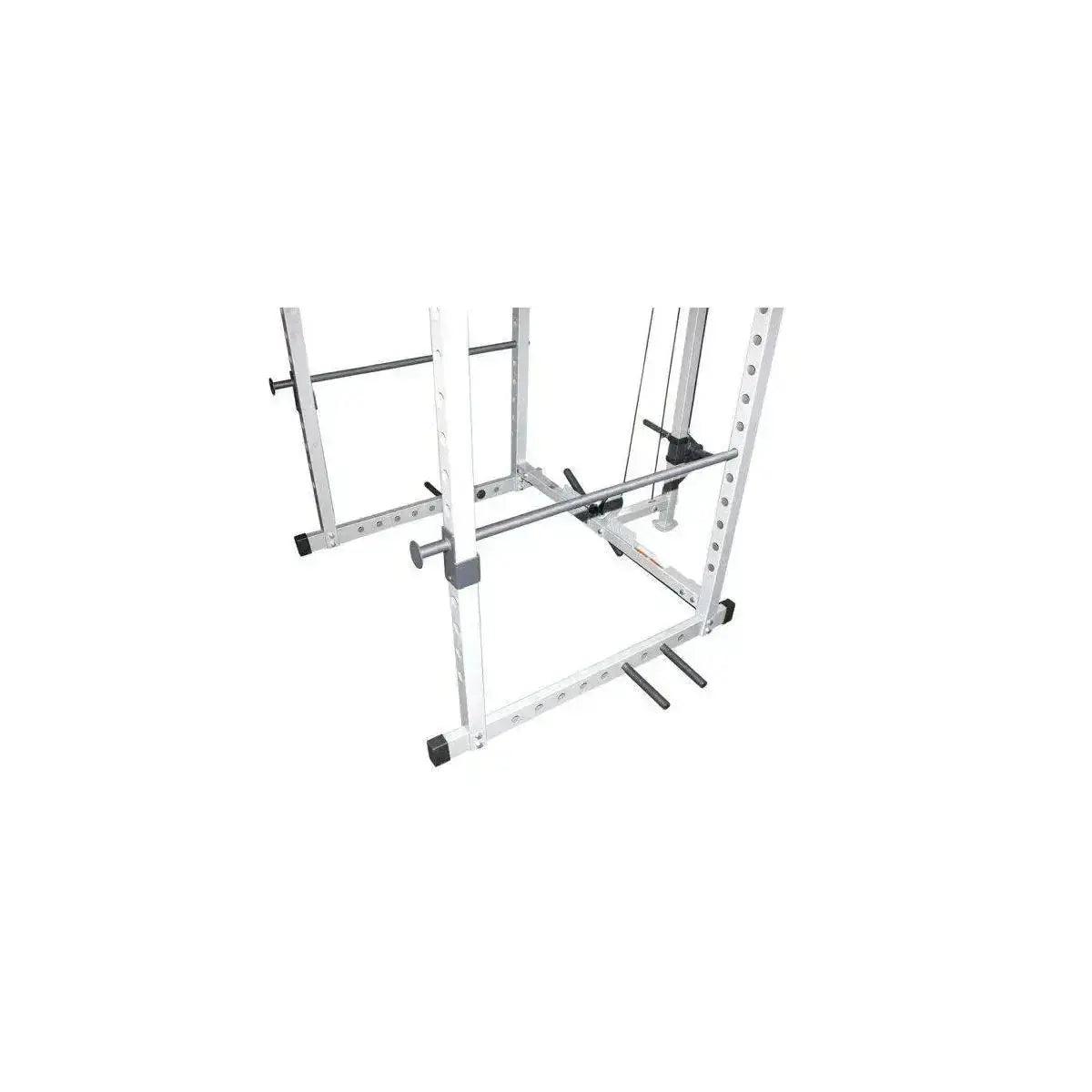 Force USA Home Power Rack Combo with removable lat pulldown bar and sturdy steel frame.
