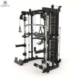 G12™ Compact All-In-One Trainer - Double Pulley (90.5 kg), Smith Machine, Multifunktionstrainer, Rack und Beinpresse - Kompakte Version Force USA