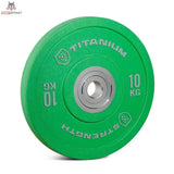 HD Olympische Bumper Plate Pro 10 KG Titanium Strength