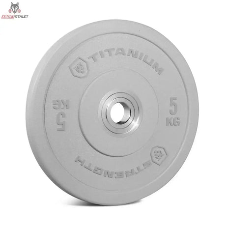 HD Olympische Bumper Plate Pro 5 KG Titanium Strength