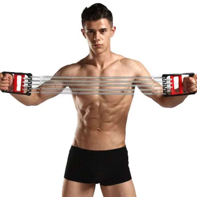 inSPORTline Chest Expander Tenspring Adjustable 5‑Level Resistance InSportLine