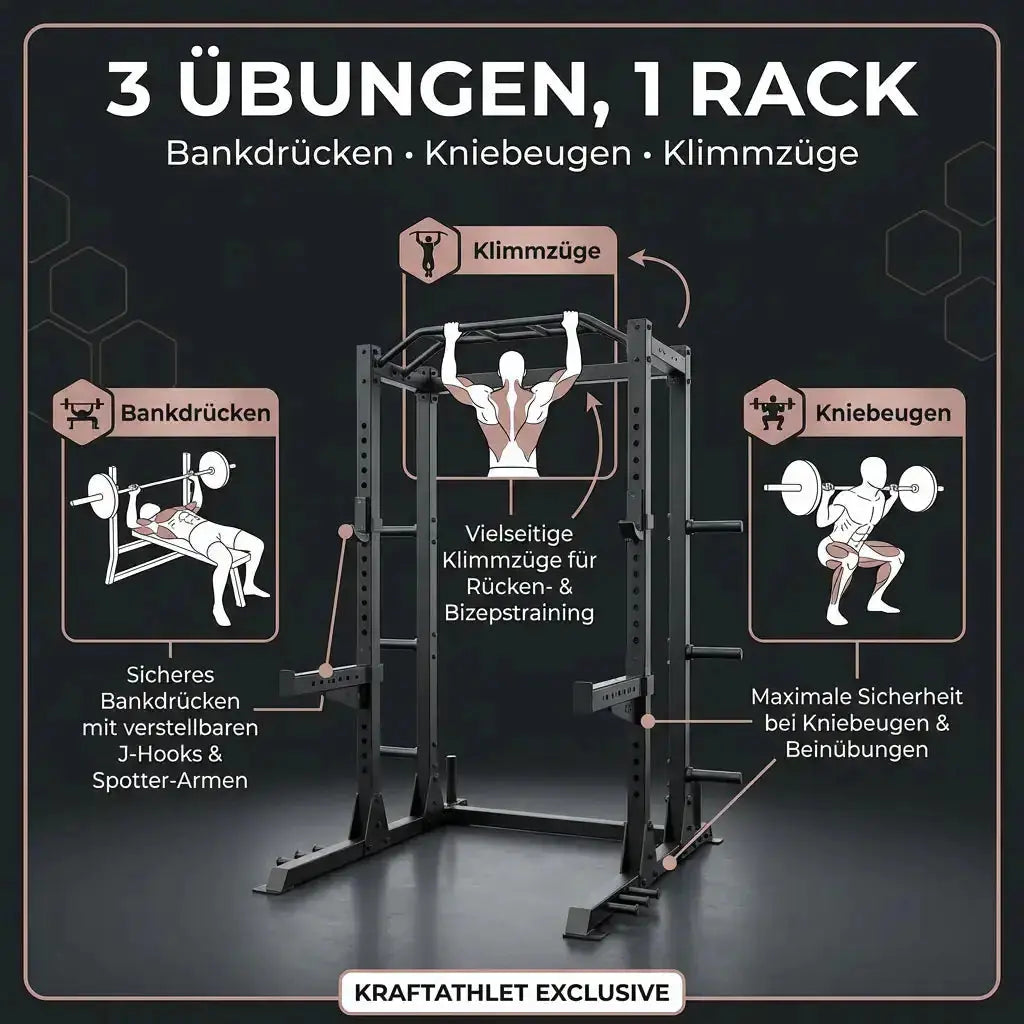 Half Rack E10 Titanium Strength Elite Series Titanium Strength Aparatos de musculación