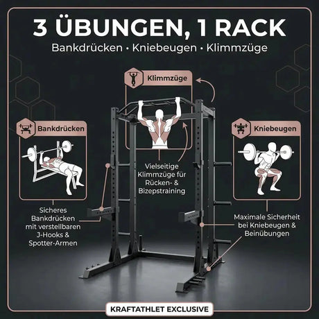 Half Rack E10 Titanium Strength Elite Series Titanium Strength Aparatos de musculación