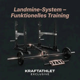 Half Rack mit verstellbarer Seilzug (100 kg) und Lagerregalen E70 Titanium Strength Elite Series Titanium Strength Aparatos de musculación