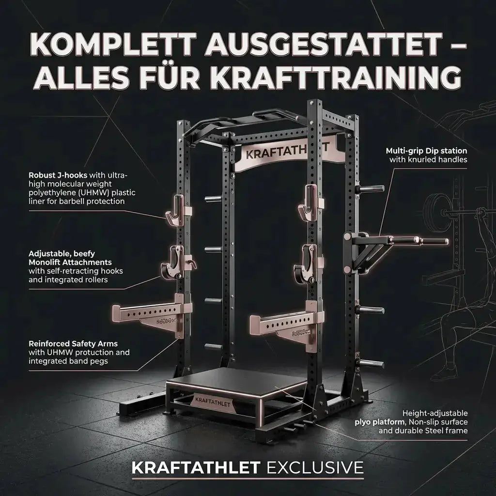 Half Rack mit verstellbarer Seilzug (100 kg) und Lagerregalen E70 Titanium Strength Elite Series Titanium Strength Aparatos de musculación
