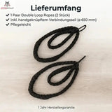 Hegren Double Loop Ropes – Handgewebte Pilates Griffe Hegren Pilates Gym Equipment