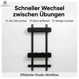 Hegren Pilates Accessory Storage Stand – Wandhalter für TALMA 62 Zubehör Hegren Pilates Gym Equipment