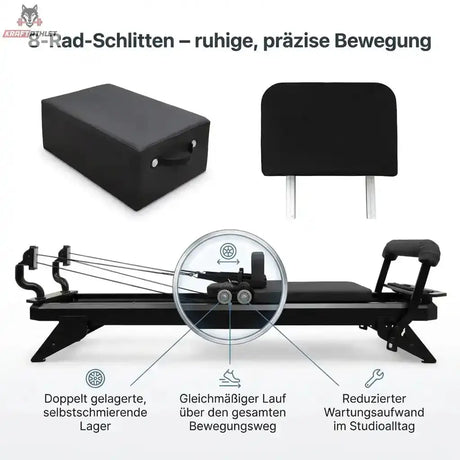 Hegren Pilates Reformer TALMA 62 + Box + Jumpboard – Combo Package Hegren Pilates Gym Equipment