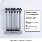 Hegren Pilates Stability Bar Wall Stand – Wandhalterung für 6 Stability Bars (TALMA 62) Hegren Pilates Gym Equipment