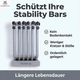 Hegren Pilates Stability Bar Wall Stand – Wandhalterung für 6 Stability Bars (TALMA 62) Hegren Pilates Gym Equipment
