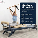 Hegren Pilates Wooden Stick 1.10m – Premium Eiche Trainingsbar Hegren Pilates Gym Equipment
