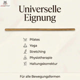 Hegren Pilates Wooden Stick 1.10m – Premium Eiche Trainingsbar Hegren Pilates Gym Equipment
