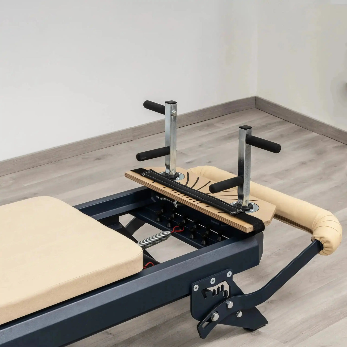 Pair of HEGREN Plank Grips TALMA designed for Pilates Reformers, featuring non-slip handles for enhanced core exercises.