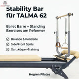 Hegren Stability Bar für TALMA 62 – Höhenverstellbare Ballet Barre (64–103 cm) Hegren Pilates Gym Equipment