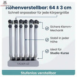 Hegren Stability Bar für TALMA 62 – Höhenverstellbare Ballet Barre (64–103 cm) Hegren Pilates Gym Equipment