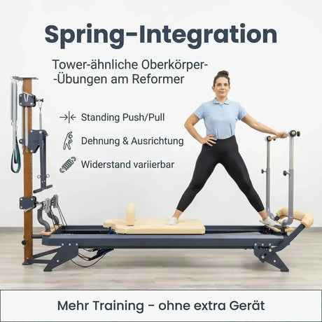 Hegren Stability Bar für TALMA 62 – Höhenverstellbare Ballet Barre (64–103 cm) Hegren Pilates Gym Equipment