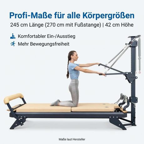 Hegren TALMA 62CT+ Combo - Reformer Tower System Hegren Pilates Pilates Reformer with Tower