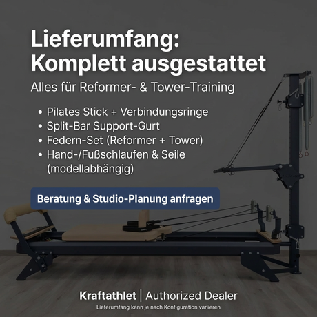 Hegren TALMA 62CT+ Combo - Reformer Tower System Hegren Pilates Pilates Reformer with Tower