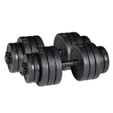 inSPORTline Plate-loaded dumbbell set with bench CEM 2 × 20 kg InSportLine Dumbbells
